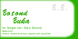 botond buka business card